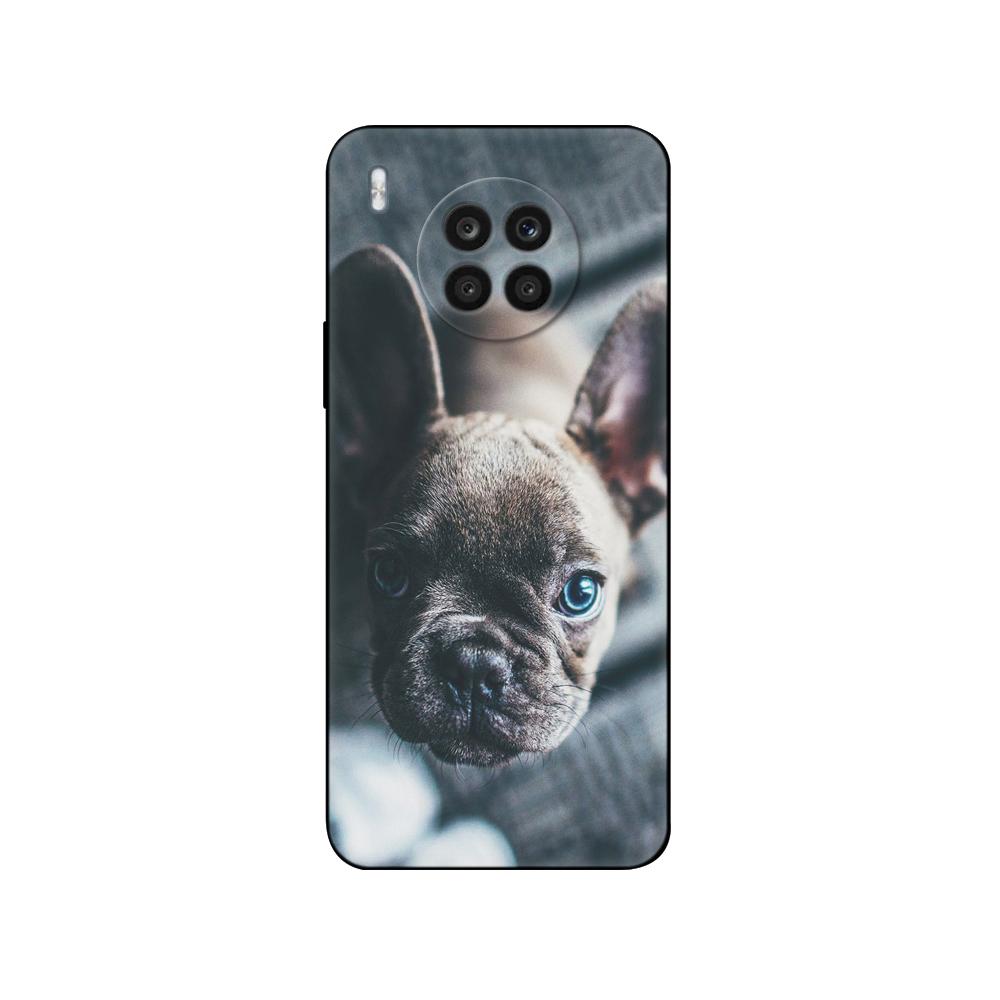 For Honor 50 Lite Case 6.67inch Silicon Back Cover Phone Case For Huawei Honor 50 Lite Case Bumper 50Lite Light Black Tpu Case