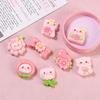 Handmade Resin Pig Hair Clip and Clog Decoration Set