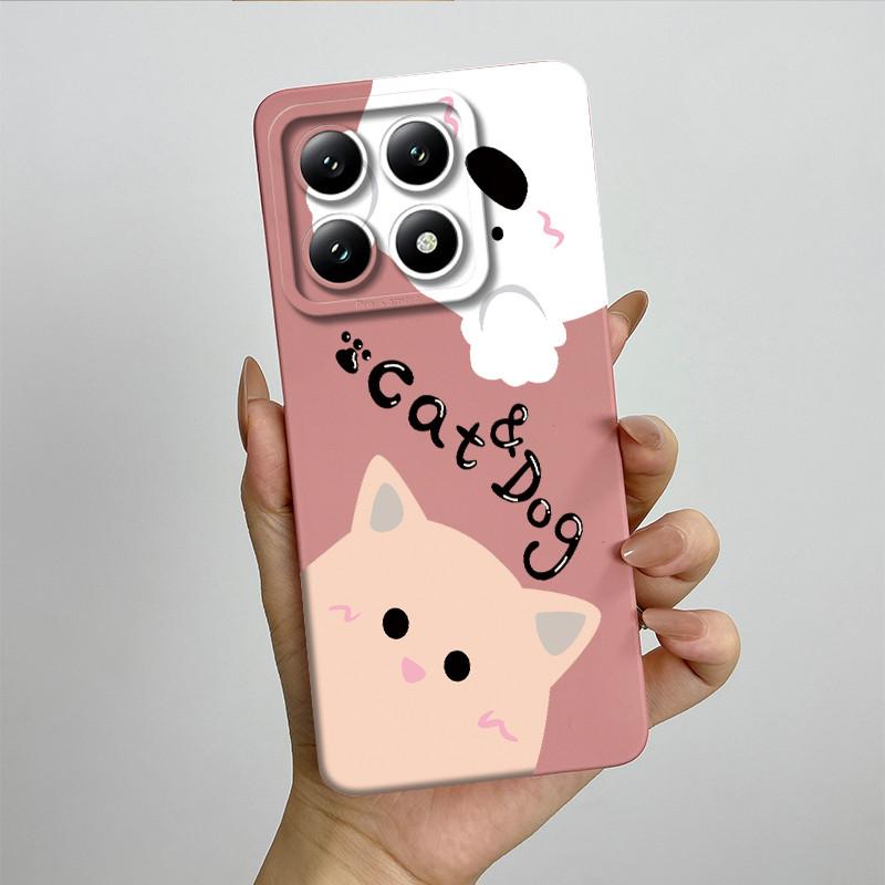 For Xiaomi 14T Pro Phone Case 14Tpro Soft Silicone TPU Sweet Painted Casing Cartoon Printed Shockproof Protective Back Cover