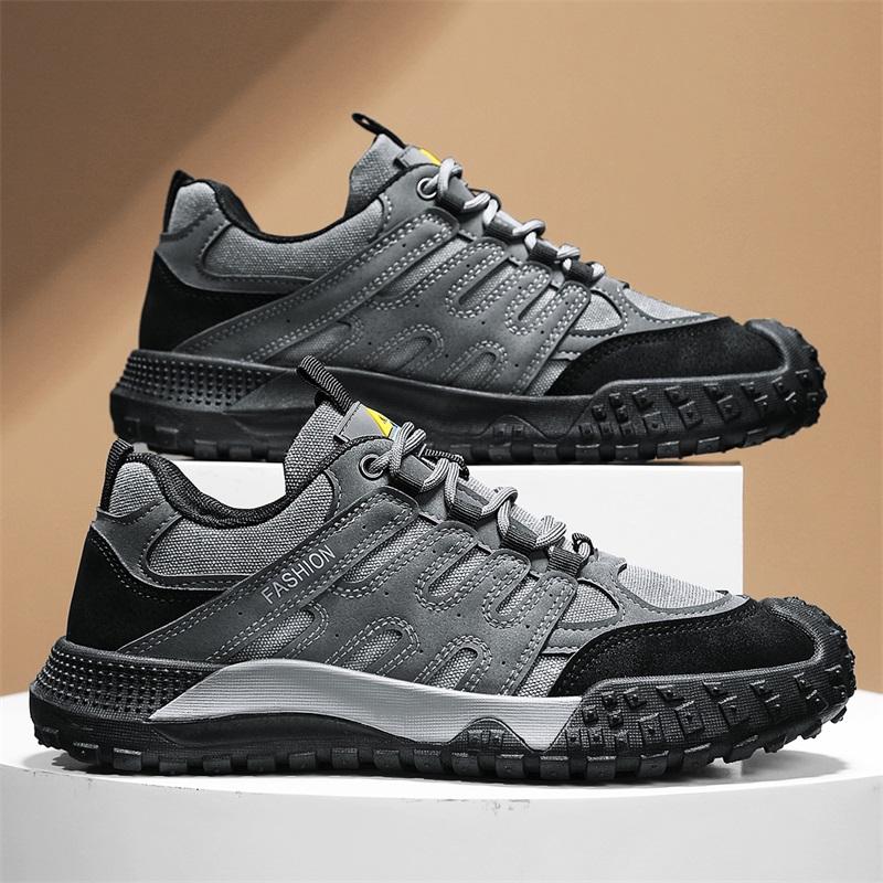Outdoor Men Climbing Shoes Breathable Hikking Shoes Non-slip Casual Sneakers Walking Running Jogging Tennis Athletic Sport Shoes