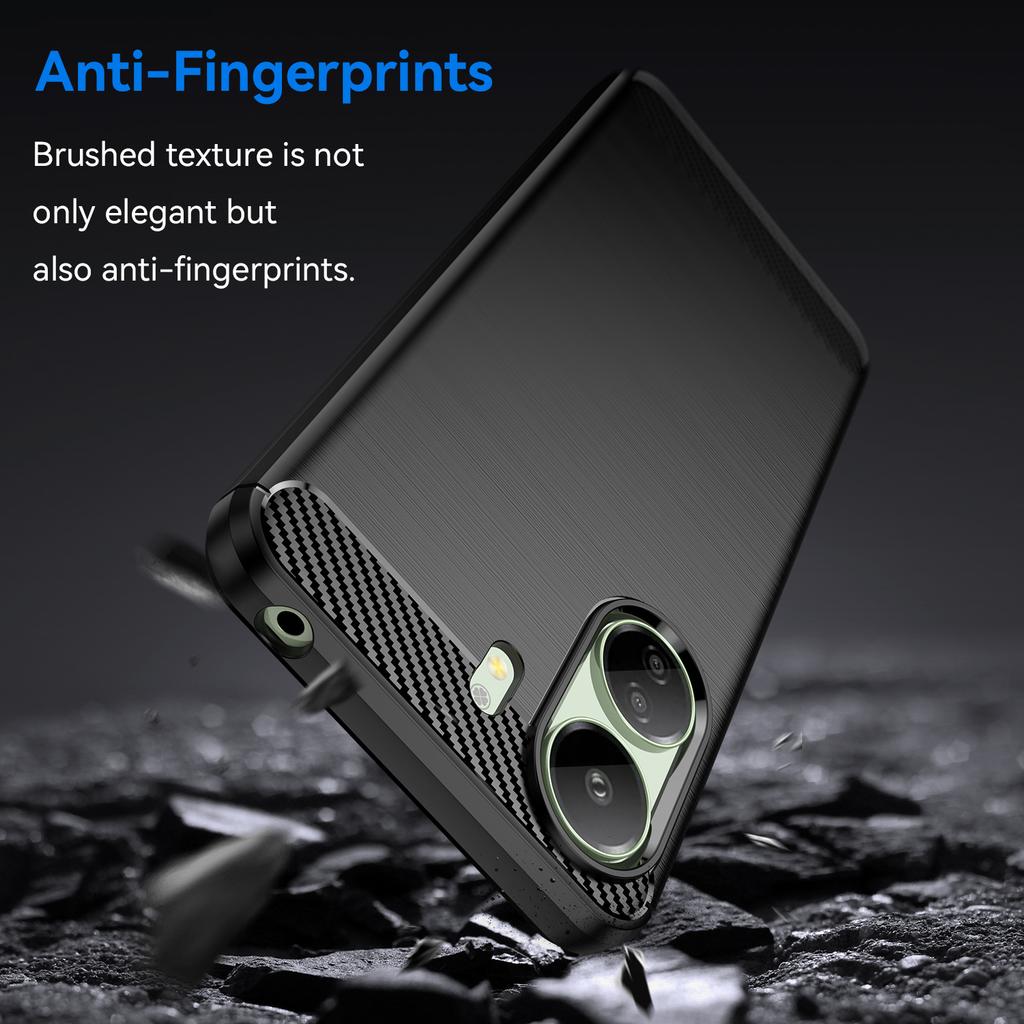 Carbon Fiber Case For Redmi 13C Cover for Xiaomi Redmi 13C 12C 10C Funda Soft Silicon Shockproof Phone Bumper For Redmi 13C