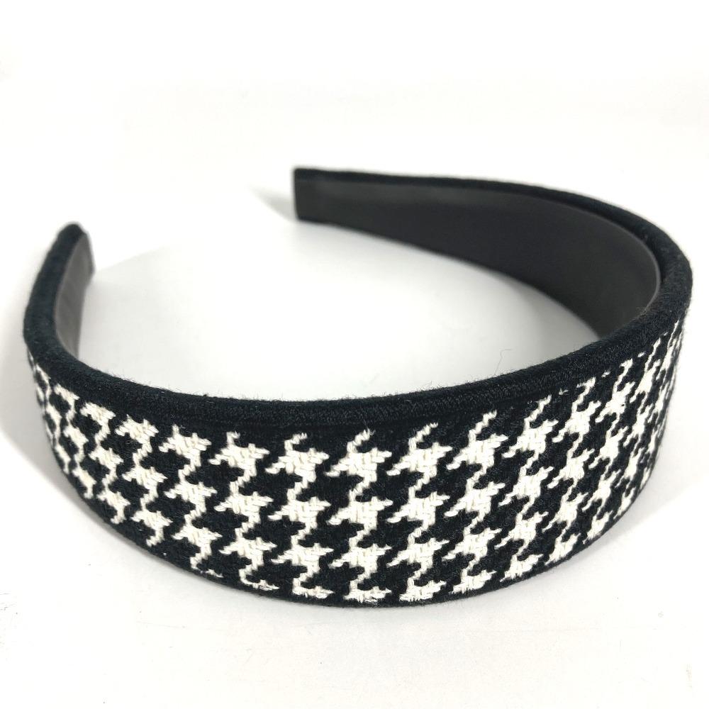 Dior 35HBP988X132 Houndstooth logo Headbands Hair Accessories Hairbands