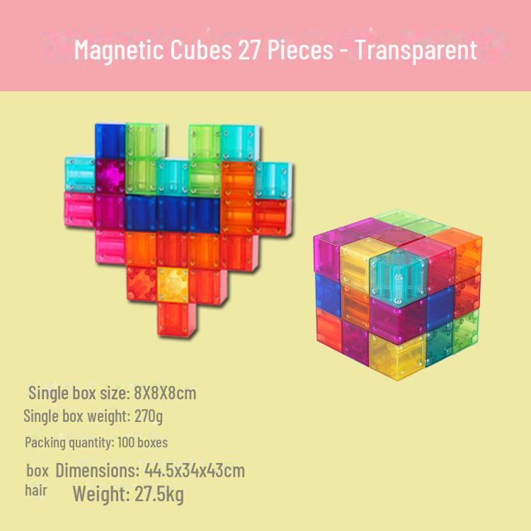 Magnetic Cube Puzzle Blocks: Cross-Border Teaching Aids for Kids