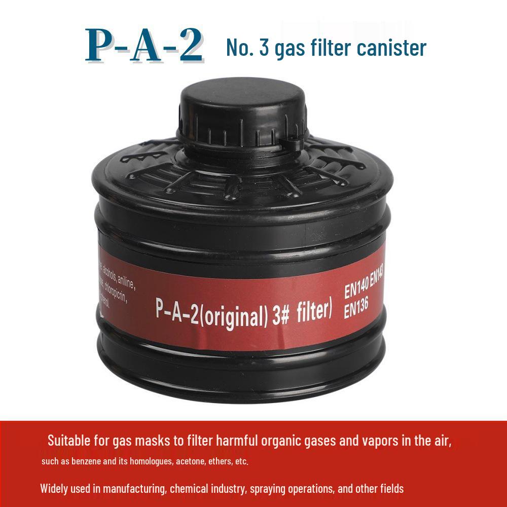 Type 05 Ghost Face Chemical Gas Mask - Full Face, Rubber, Self-Priming Filter