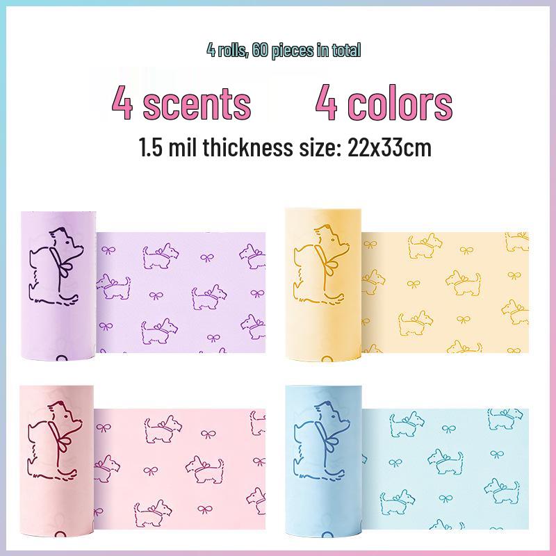 Scented Leak-Proof Pet Waste Bags