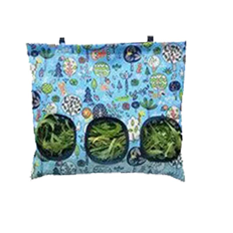 2/3 Holes Hanging Hay Bag for Bunny Guinea Pigs Small Animal Feeder Rabbit Food Dispensers Bag Cage Accessories Pet Feeding Bag