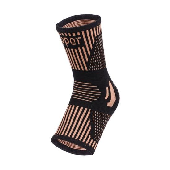 

Sports Ankle Brace Sock Pressure Protection Great Breathability Sweat Absorbent Ankle Compression Sleeve Tendonitis Arthritis Sports Running Support M черный коричневый