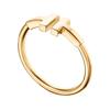 Tiffany & Co. T Series Iconic T Coil Ring 18K Gold Women Ring GRP07780