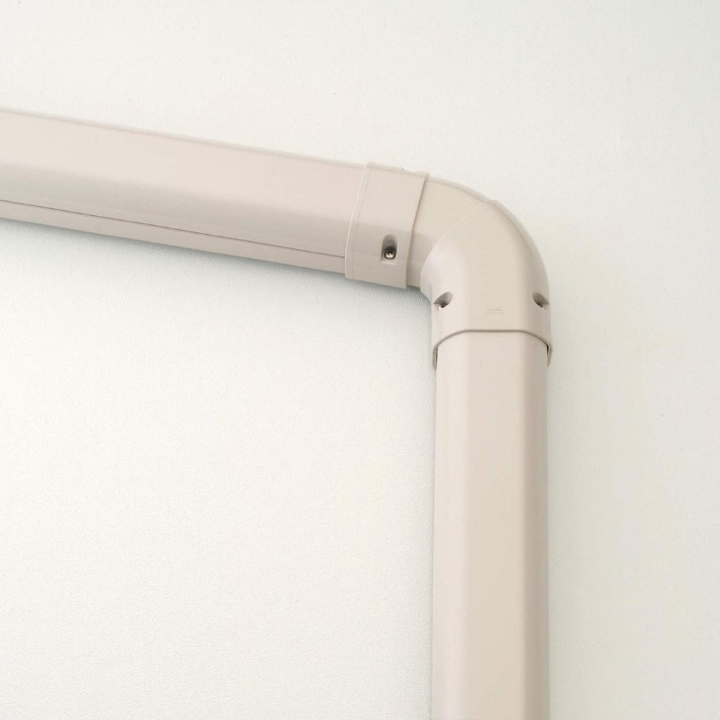 Inaba Denko Pipe Decorative Cover, Flat and Adjustable Corner Type, White LDKS-70-W
