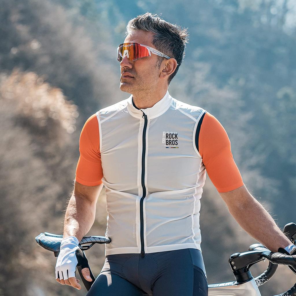 Rock Bros Photochromic Sports Bicycle Color Changing UV Adjustable Nose Road Storage Pouch Included Sunglasses, Sunglasses, Sunglasses, Lenses,