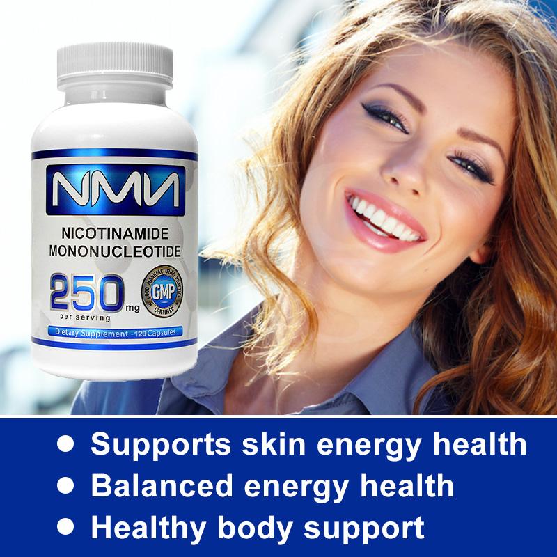 Bcuelov NMN Niacinamide Mononucleotide Capsules 250mg High Content Niacinamide Protects Skin Health and Enhances Immunity