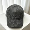 Trendy cool wear, spring and summer new products, embroidered letters, baseball cap, personalized peaked cap, sunscreen, sunshade, versatile