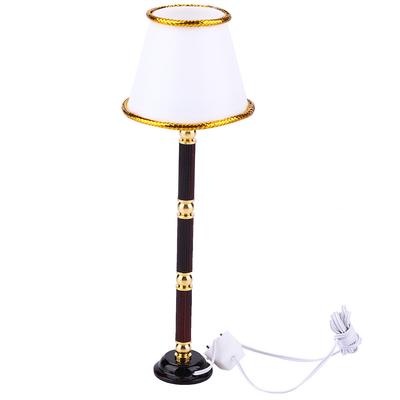 1:12 Mini Metal Zemin Lambası Bebek Evi için Hassas Model Aksesuarı(Tel Tipi)