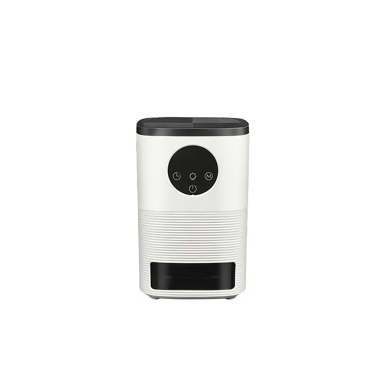Indoor Household Dehumidifier Compact Quiet Water Shortage Auto Shutoff Digital Display Small Space Bedroom Basement Closet Use