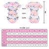 Adult Romper Pajamas Love Romantic Smooth and Silky Size L [LittleForBig] "Ao-chan's Story" Print, Texture, Bodysuit, Pink,
