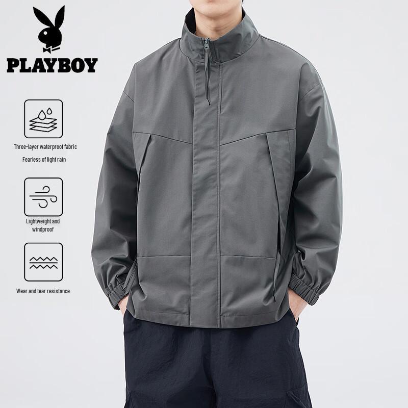 PLAYBOY Men s Functional Windbreaker Jacket 2XL
