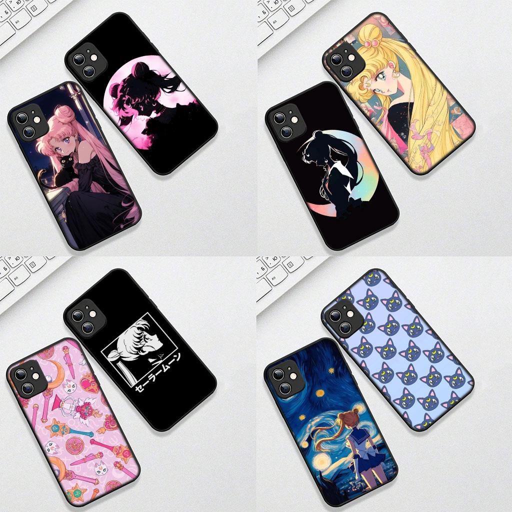 Phone Cover for Samsung Galaxy Note 20 9 8 S8 S10 S9 Plus A54 A33 A21S A31 M21 S10E A17 Case S-Sailors Comics Moon Wallpaper