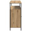 Sideboard Artisan Oak 100 x 35 x 80 cm Wood Based Material