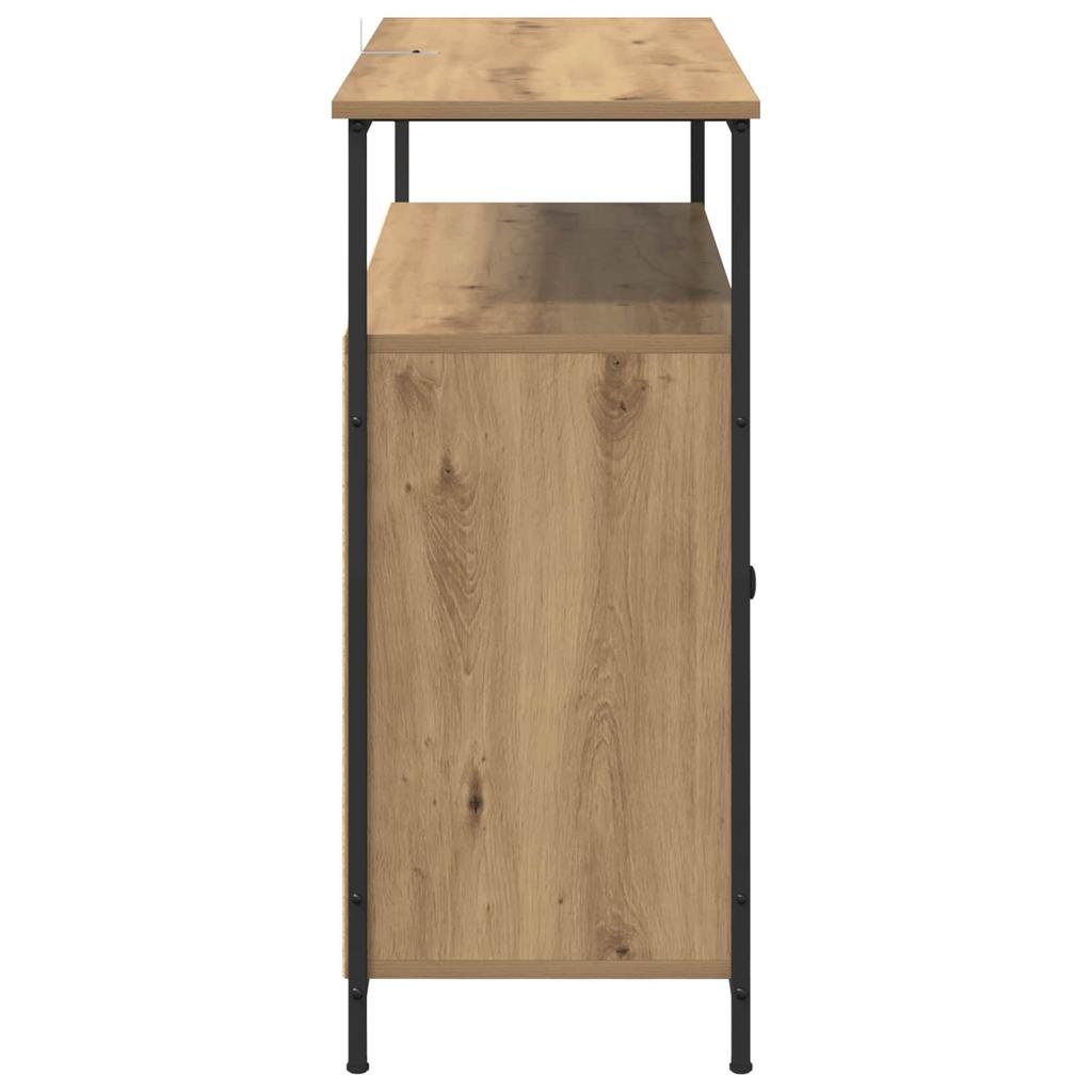 Sideboard Artisan Oak 100 x 35 x 80 cm Wood Based Material
