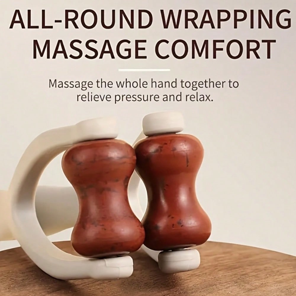 1pc Portable Handheld Finger Massager With Rollers - Finger & Joint Massager Suitable For, For /Travel Use, Ideal Gift For Athletes