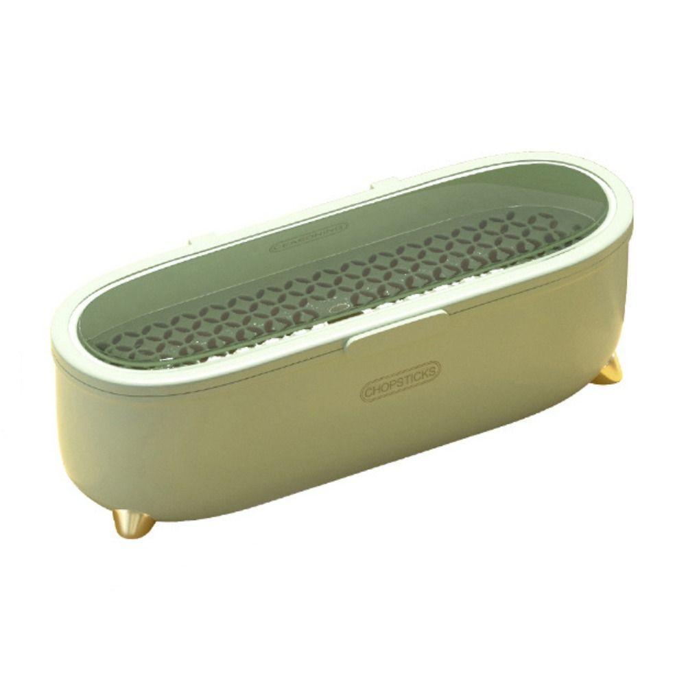 Plastic Chopstick Organizer With Drain Tray Cutlery Storage Box High Quality Chopstick Box