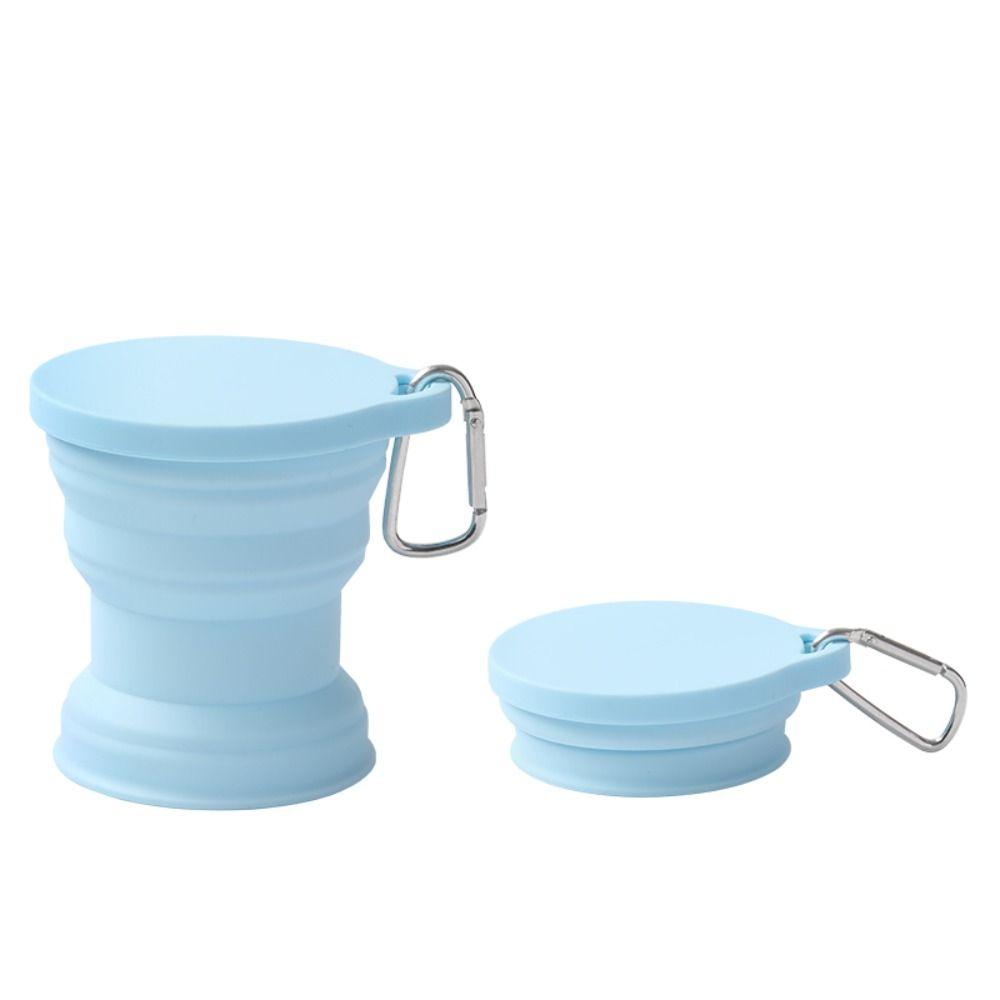 Portable Retractable Folding Cup 250ml Outdoor Coffee Handcup Drinkware Mini Water Glass  Camp