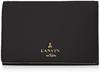 Lanvin en Bleu Business Card Case 483223-10 Women's Black One Size