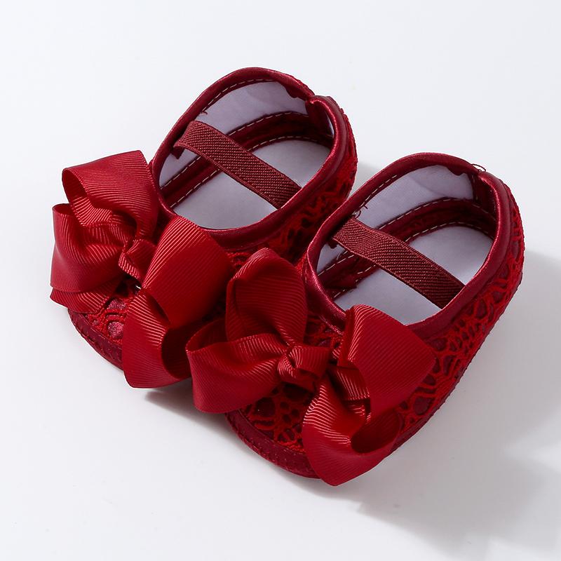 

Детская обувь для малышей, плоская, нескользящая, с бантом 12