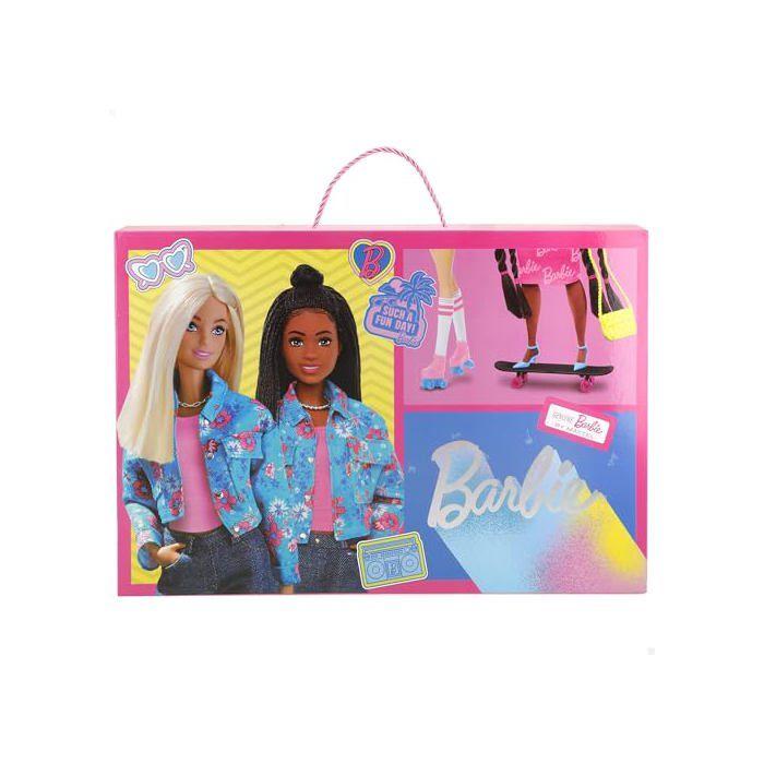 Set de design et mode pour enfants - COLORBABY - Dossier décoré - Stylos et marqueurs - Autocollants et tampons