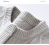 Women's Cashmere Cable Knit Sweater - Lazy Style, Solid Color, Long Sleeve