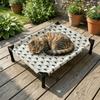 Moisture Proof Pet Camping Bed Non-Slip Cat Sofa Bed Durable Elevated Pet Bed  Indoor Outdoor