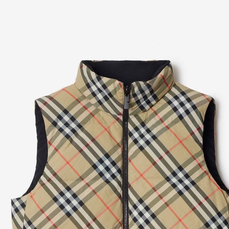 Burberry Check-print Reversible Puffer Gilet 80946191