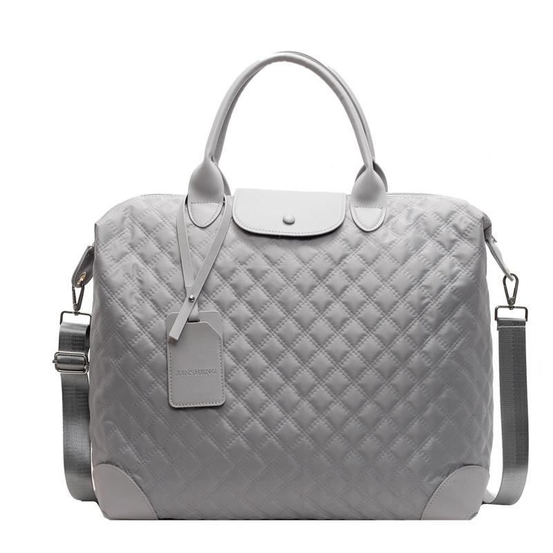 Large capacity short trip new handbag women s short trip bag light storage travel luggage fitness bag