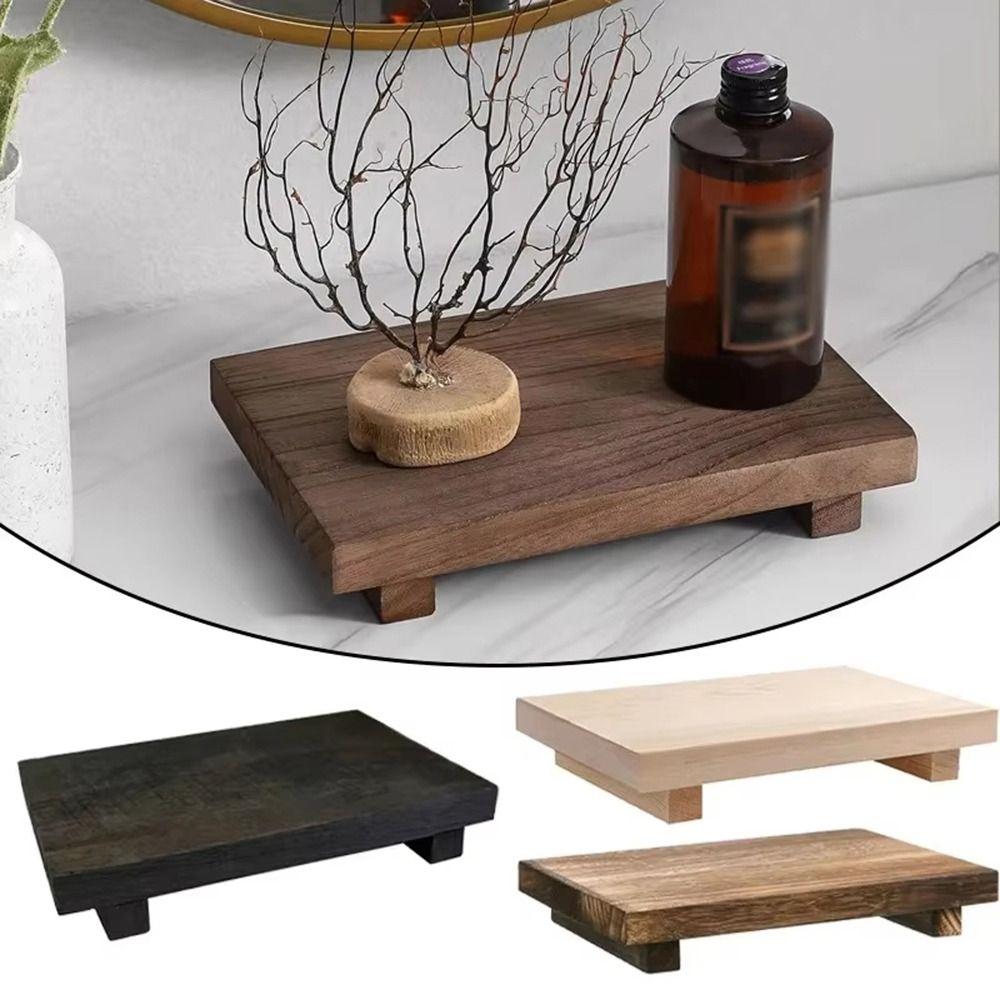 Square Aromatherapy Perfume Tray Retro Figurine Display Rack  Entrance Home Decoration