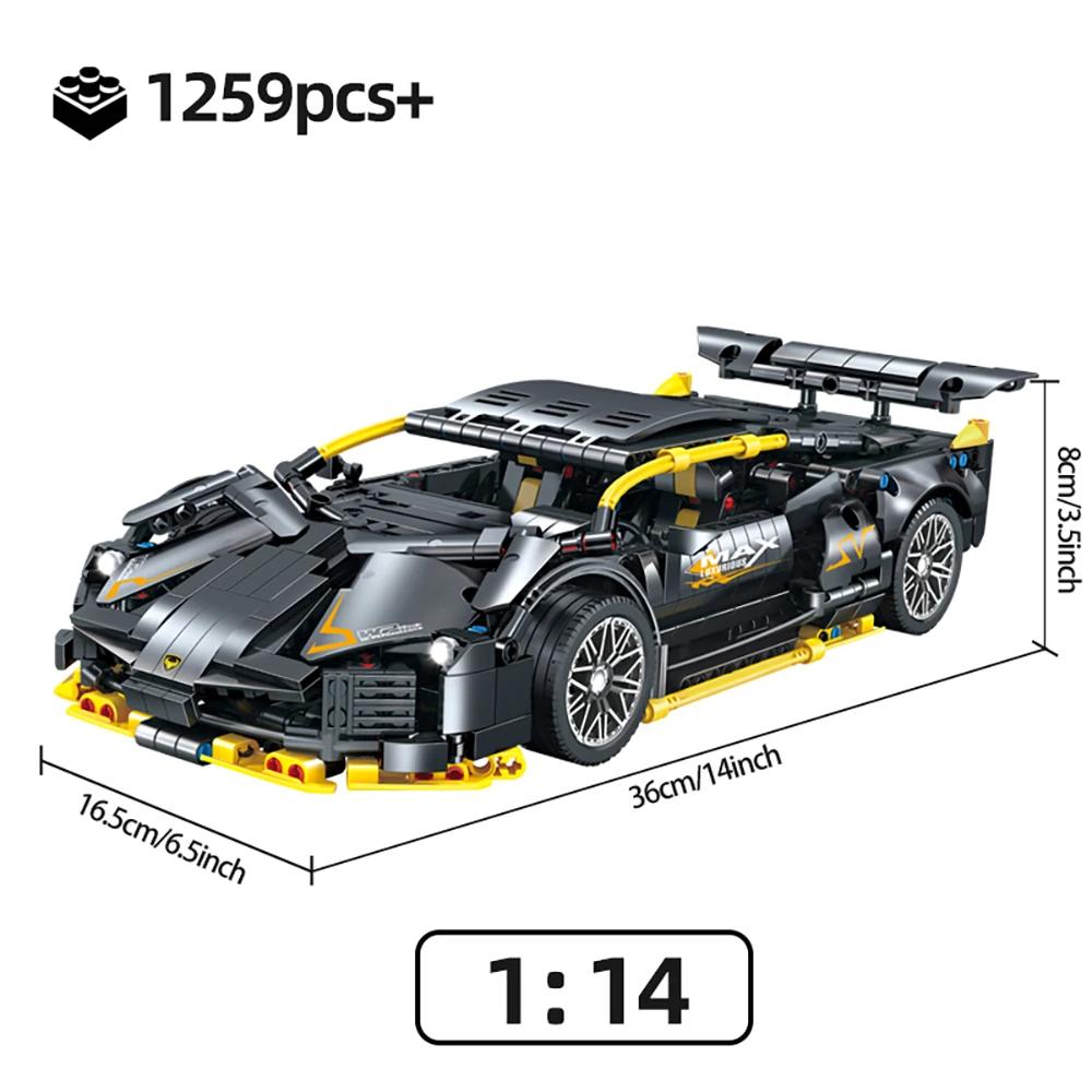 Technical Racing Classic Performance 1724PCS Building Blocks Supercar Models Kit DIY Toys for Childrens Holiday Gift