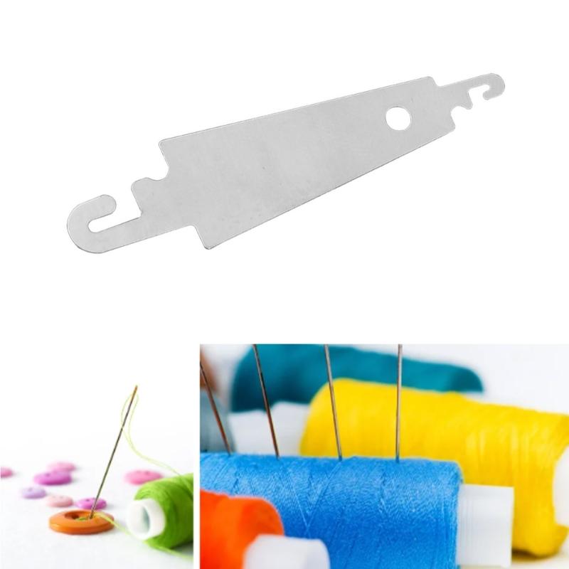 100 Pcs Needle Threader Stainless Steel Needle Threader Sewing Supplies Hand Sewing Needle Threader Tool for Craft