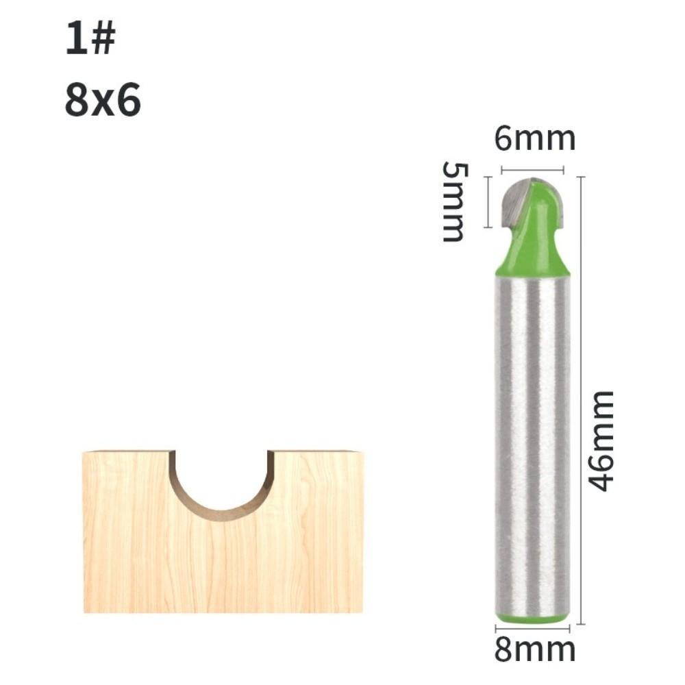 Precision Cutting Ball Nose End Mill Round Nose Cove Router Bit New Wood Carving Bit Wood Working