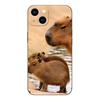 Black tpu Case For Samsung galaxy A3 A5 A7 2016 2017 2018 cover Capybara
