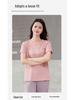 Spring-Summer Women's Casual Crew Neck Short Sleeve Solid Color Loose T-Shirt