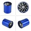 Aluminum Car      Nator Dual Fan   Super   Gas Fuel Saver   Blue