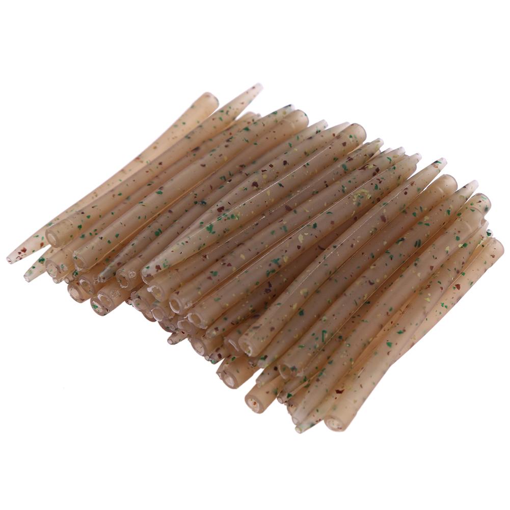 

50-500pcs Aligner Positioner Tubes Wear-resisting Soft Anti Hook Sleeves Portable Terminal Anti Tangles Sleeves Fishing Tackles