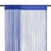 VidaXL String Curtain 2 Pcs 100 X 250 Cm Blue