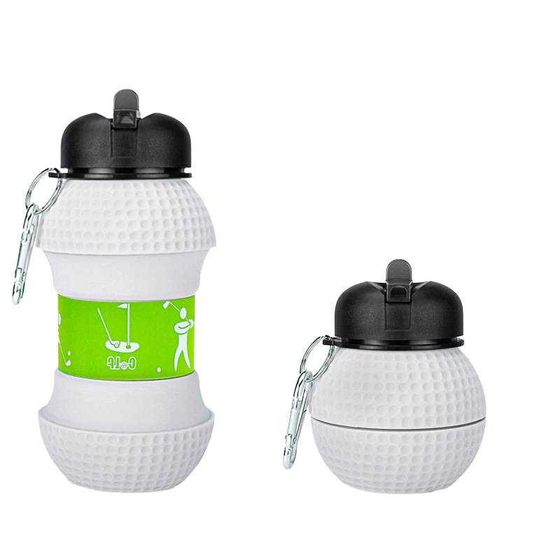 Silicone Fold Water Bottle Outdoor Sports Water Bottle Leakproof Portable Student Kids Water Bottle Soft Water Bottle Bpa Free