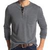 Men's Long Sleeve Polo Shirt, Knit Polyester Viscose Blend Solid Color Polo, Breathable Moisture Wicking Casual Top