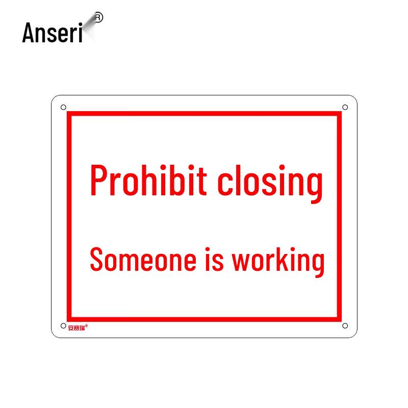 Industrial Aluminum Alloy Safety Sign