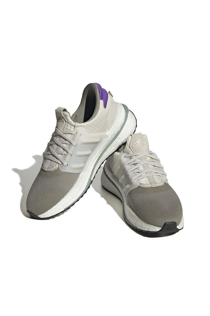 Adidas X_PLRBOOST MBS18 Sneakers, Silver Pebble/Alumina/Purple Rush (HP3129), Size 27.0 cm