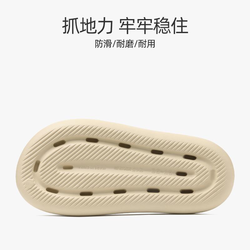 New flip-flops men's and women's summer non-slip pinch foot cool slippers couple thick-soled wear-resistant pinch drag beach shoes