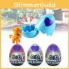 4 Piece Kids Dinosaur Hatch Eggs Magical Creature Hatching Christmas Toys