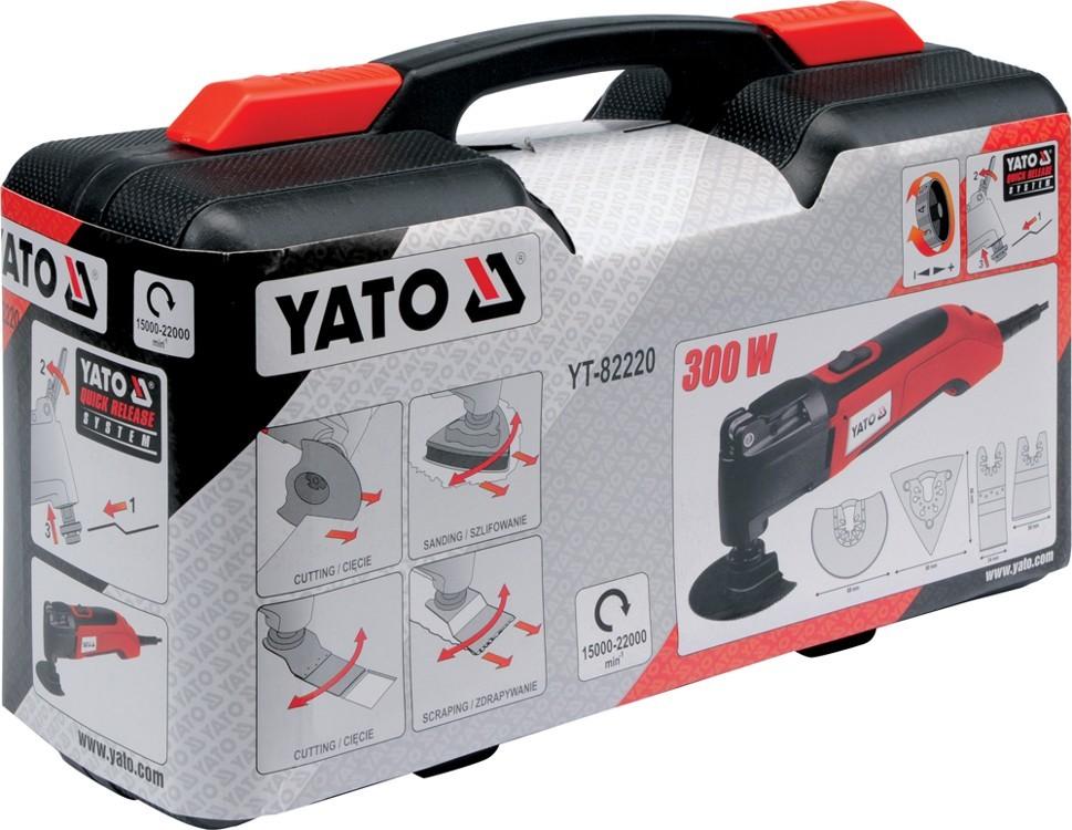 YATO YT-82220 300w Multifunction Oscillating Tool with Accessories