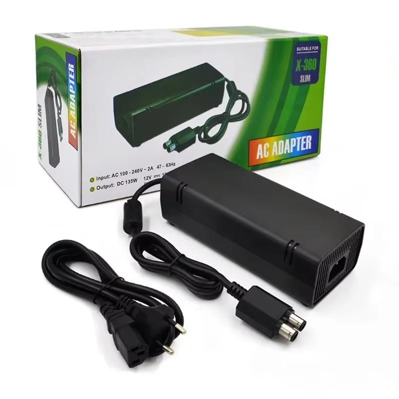 Für Xbox 360 Slim Konsole EU/US Stecker Netzteil 110-240V AC Adapter Ladegerät mit Kabel